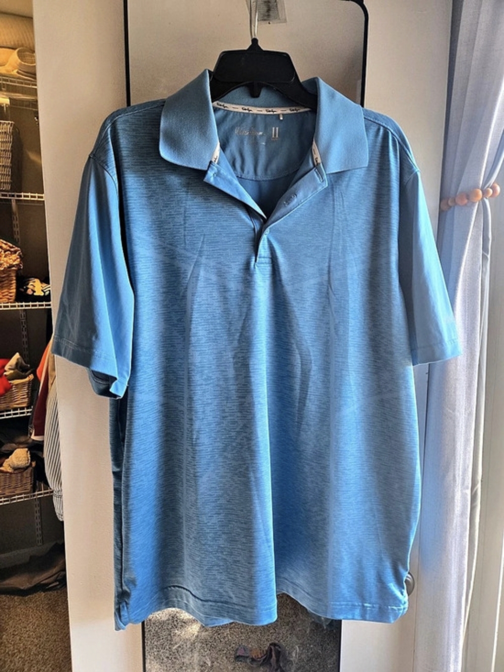 Walter Hagen 11 Majors Blue Polo Size Large Like New